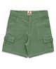 JusCubs Cotton Solid Shorts - Green