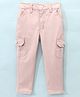 Dapper Dudes Solid Pocket Detailed Cargo Pant - Light Peach