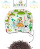 Little Boo Rai Mustard Seed Head Shaping Pillow for Newborn Baby Neck Support - Green