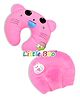 Little Boo Baby Neck Support U Shape Pillow and Head Shaping Cat Design &Mustards Seeds/Rai Pillow Combo (Pack of 2) Pink