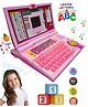 ADKD Educational English Learner Laptop with Fun Activities Keyboard & Mouse for Kids - Pink