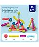 ADKD Premium Magnetic Building Sticks 36 Pieces Toy for Kids | Activity & Education Blocks Toy for Toddlers & Kids | Montessori Learning & Construction Toys- Multicolor