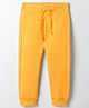 UCB Cotton Blend Knit Full Length Solid Lounge Pant - Yellow