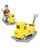 Bunie Ride-On Baby Rocker with Wheels for Kids - Yellow