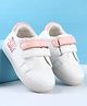 Babyoye Casual Shoes with Velcro Closer & Bear Print - White