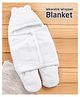 Neonate Care Hooded Supersoft Wearable Wrapper Blanket - Blue (color and design may vary)