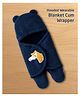 Neonate Care Hooded Supersoft Wearable Wrapper Blanket - Yellow (color and design may vary)