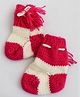 Woonie Handknitted Socks - Red