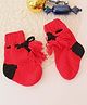 Woonie Handknitted Socks - Red