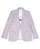 Charchit Cotton Blend Full Sleeves Solid Blazer With Tee - Pink