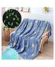 Tony Stark Big Size Glow in The Dark Blanket for Kids |200x150 Cm| Soft Flannel Fleece Throw, Cozy & Warm All-Season Radium Blanket for Boys & Girls  (UFO & Astronaut)