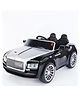 JN Creations 12V Battery Operated Rolls Royce BLF-5688 Ride On Car for Kids with Remote Control (Black Painted)