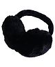 Kid-O-World Fur Solid Folding Earmuffs - Black