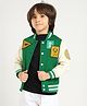 Somersault Full Sleeves Champion Text Patch Detailed Jacket - Green