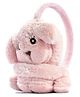 ZQBIEE Fur Dog Designed Winter Earmuffs - Pink