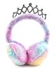 ZQBIEE Fur Crown Detailed Winter Earmuffs - Sliver