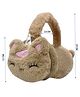 ZQBIEE Fur Animal Face Detailed Winter Earmuffs - Brown