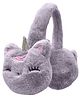 ZQBIEE Fur Animal Face Detailed Winter Earmuffs - Purple