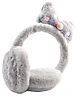 ZQBIEE Fur Bow Designed Earmuffs - Grey