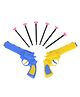 Sanjary shoot force gun toy - blaster gun with darts color design may vary