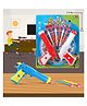 Sanjary shoot force gun toy - blaster gun with darts color design may vary