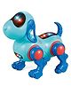 Sanjary Electric B/O Intelligent Robot Dog Toy for Kids Interactive Play with Lights and Music color design may vary