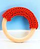 B4BRAIN Grasping Ring| Natural Wood Rings Without Paint Smooth Unfinished Wood Circles |Helps In Teething, Grasping, Sensorial Development, Fine Motor Skills