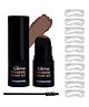 Gleva Eyebrow Stamp & Eyebrow Stencil Kit (Light Brown)