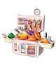 Azhari Dream Kitchen Playset Toy Pretend Play Realistic Cooking Action Modern Kitchen Set - Real Like Working Sink toy kids Color May Vary