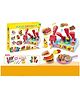 Azhari Burger Customizer Clay Play Set Toy for Kids 10 Pcs  Color & Design May Vary