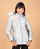CRIMSOUNE CLUB Full Sleeves House Printed Padded Jacket - Grey