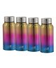 SENS Shadow Stainless Steel Bottle Tricolor Splash 500ml Combo - Pack of 4