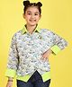 ISHTI Three Fourth Sleeves Abstract Printed  Shirt - Multi Colour