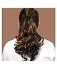Mansiyaorange  12 Inch Long Double Color Full Natural Curly Curve Style Hair Extention