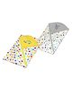 VParents cotton New Born Baby Hooded Wrapper Blanket, single layer 0-12 Months  pack of 2 combo -Assorted design deo