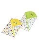 VParents cotton New Born Baby Hooded Wrapper Blanket, single layer 0-12 Months  pack of 2 combo -Assorted design deo