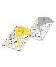 VParents cotton New Born Baby Hooded Wrapper Blanket, double layer 0-12 Months  pack of 2 combo -Assorted design deo