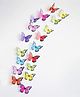 JAAMSO ROYALS Multi 3D Butterfiles Self Adhesive PVC Vinyl Wall Sticker (29.7 cm, 18 Pcs )