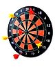 NIYANA TOYZ Indoor & Outdoor Strong Magnetic Dartboard Kit with 6 Darts For kids - Multicolour