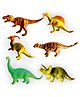 NIYANA TOYZ Big size Dinosaur Animals Toy set of 6  Figure for Child to learn identify Animal and Projects