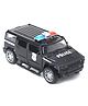 KIDS FUN Toys 1:32 Die-Cast Police Toy Car with Pull Back - Black