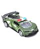 Kids Fun Toys 1:32 Die-Cast Army Car with Pull Back - Olive Green