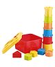 JOYO Mickey and Friends 2 in 1 Shape Sorter and Stacking Cups Set 14 Pieces - Red