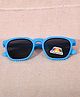 DukieKooky Solid Square Sunglasses - Blue