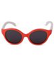 DukieKooky  Polarized & UV Protected Oval Sunglasses - Red
