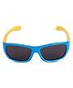 DukieKooky Polarized & UV Protected Sports Sunglasses - Blue & Yellow
