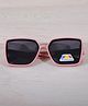 DukieKooky Solid Square Sunglasses - Coral