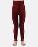 NEXT2SKIN Woollen Solid Stockings - Maroon