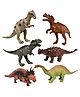FunBlast Dinosaurs Figure Toy Set  Pack of 6 Pcs Multicolor
