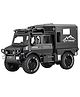 FunBlast Off Road Military Truck Toy with Light & Sound for Kids Black